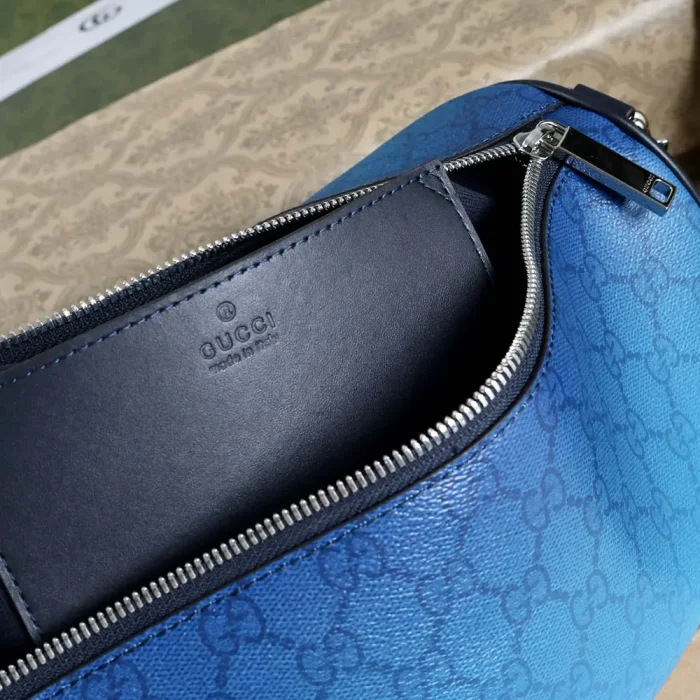 Gucci Unisex Chroma Small Cylinder Bag-Dark Blue 839325