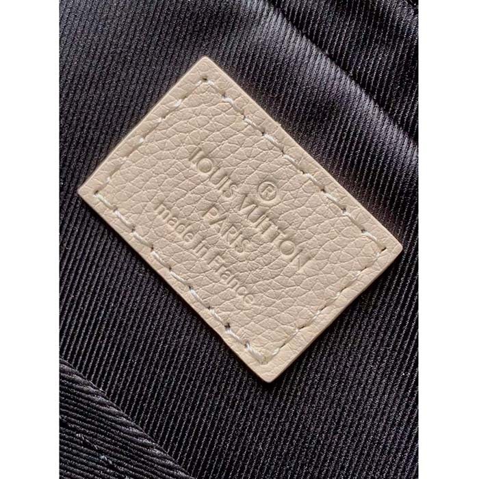 Louis Vuitton LV Unisex Trio Messenger White Navy Blue Monogram Shadow Calf Leather M24754