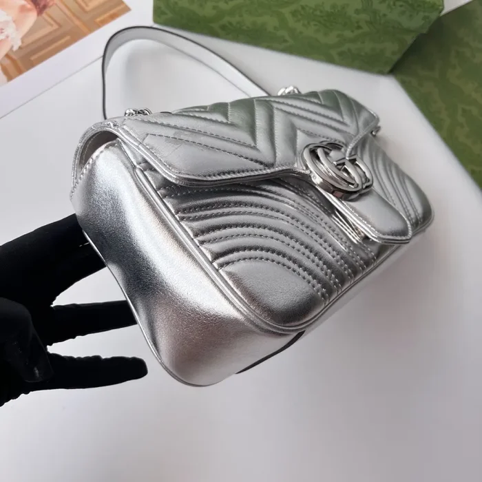 Gucci Women GG Marmont Small Shoulder Bag 443497AAESP8106