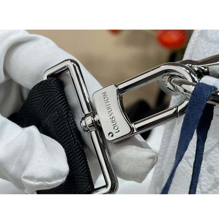 Louis Vuitton LV Unisex Alpha Messenger White Monogram Coated Canvas M31069