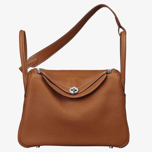 Hermes Lindy 30 Medium Taurillon Clemence Leather Bag