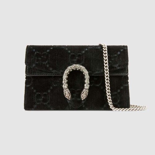 Gucci GG Women Dionysus GG Velvet Super Mini Bag