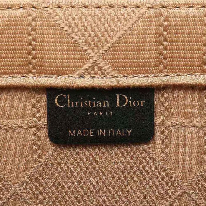 Dior Women Medium Dior Book Tote Natural Cannage Raffia