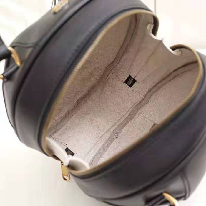 Gucci GG Unisex Basketball Shaped Tote Bag-Black