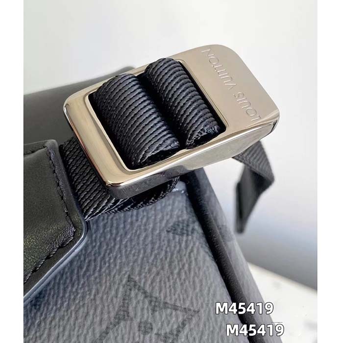 Louis Vuitton LV Unisex Christopher MM Backpack Monogram Eclipse Coated Canvas Reverse