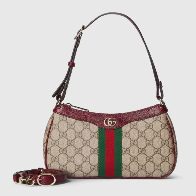 Gucci Women Ophidia Small Shoulder Bag-Maroon 841341