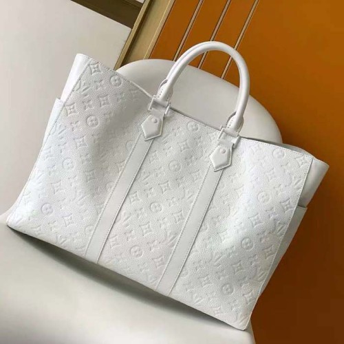 Louis Vuitton LV Unisex Sac Plat 24H Full Moon Taurillon Monogram Cowhide Leather M24383