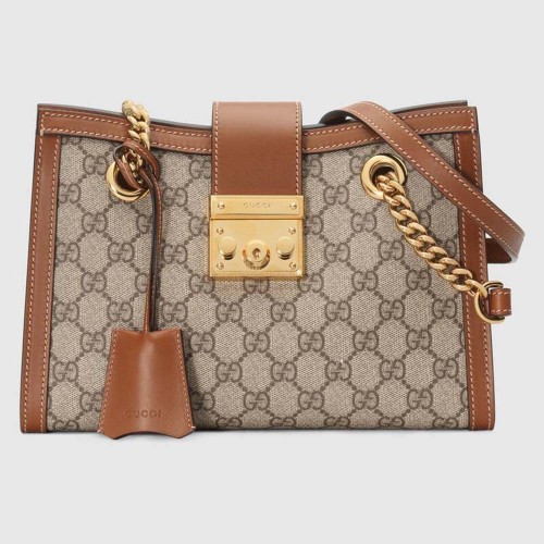 Gucci GG Women Padlock GG Small Shoulder Bag