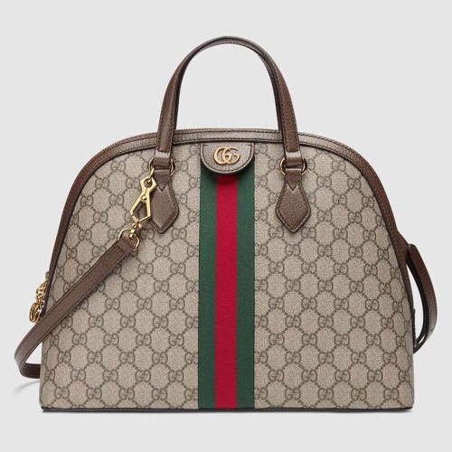Gucci GG Women Ophidia GG Medium Top Handle Bag