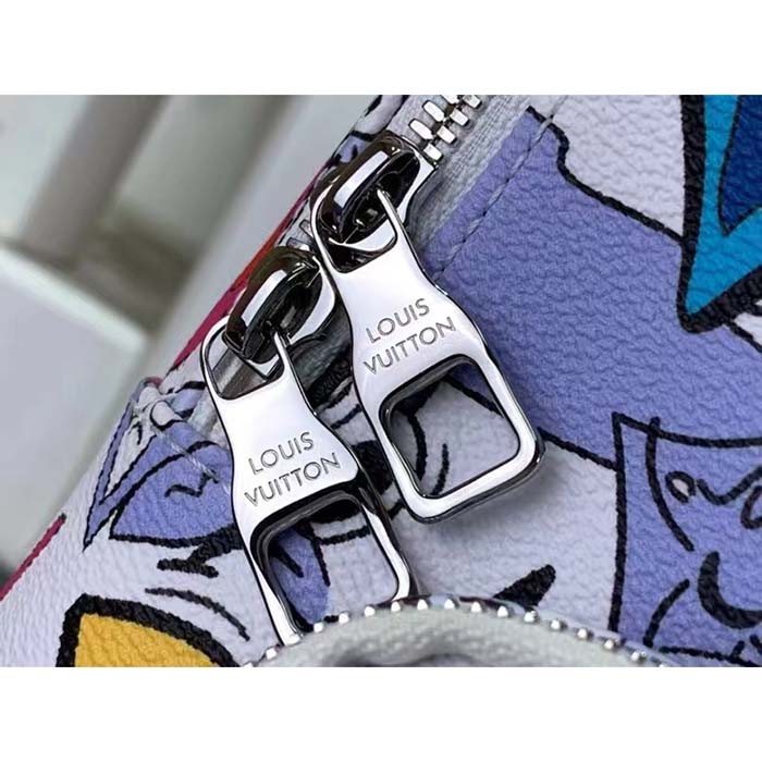 Louis Vuitton LV Unisex Backpack Multipocket Multicolor Monogram Comics Coated Canvas