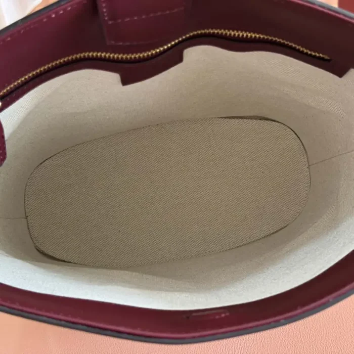 Gucci Women 73 Mini Bucket Bag-Maroon 833665AAEC29540