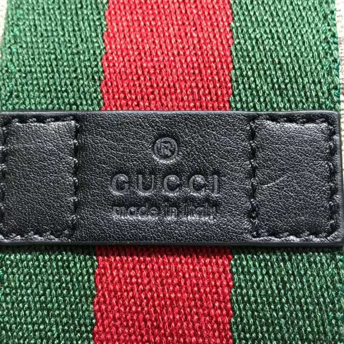 Gucci GG Men Web GG Supreme Flat Messenger Supreme Canvas