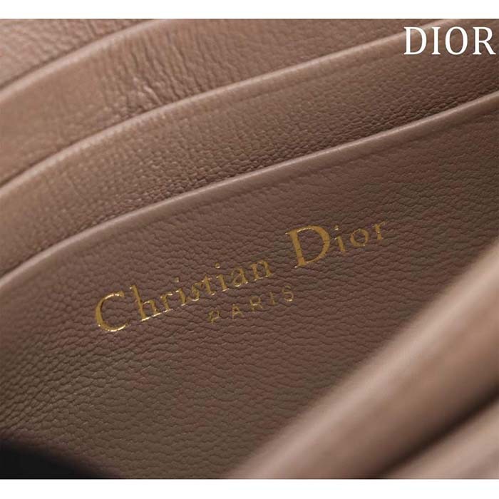 Dior Women CD My Dior Mini Bag Warm Taupe Cannage Lambskin