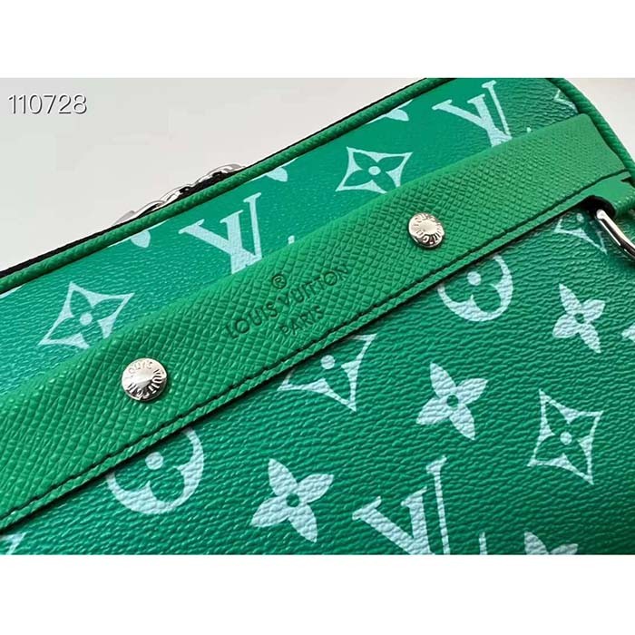 Louis Vuitton LV Unisex Alpha Messenger Cactus Green Monogram Coated Canvas M31014