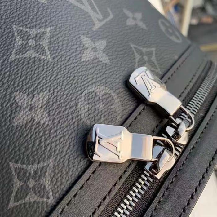 Louis Vuitton LV Unisex Discovery Backpack PM Monogram Eclipse Coated Canvas Cowhide Leather