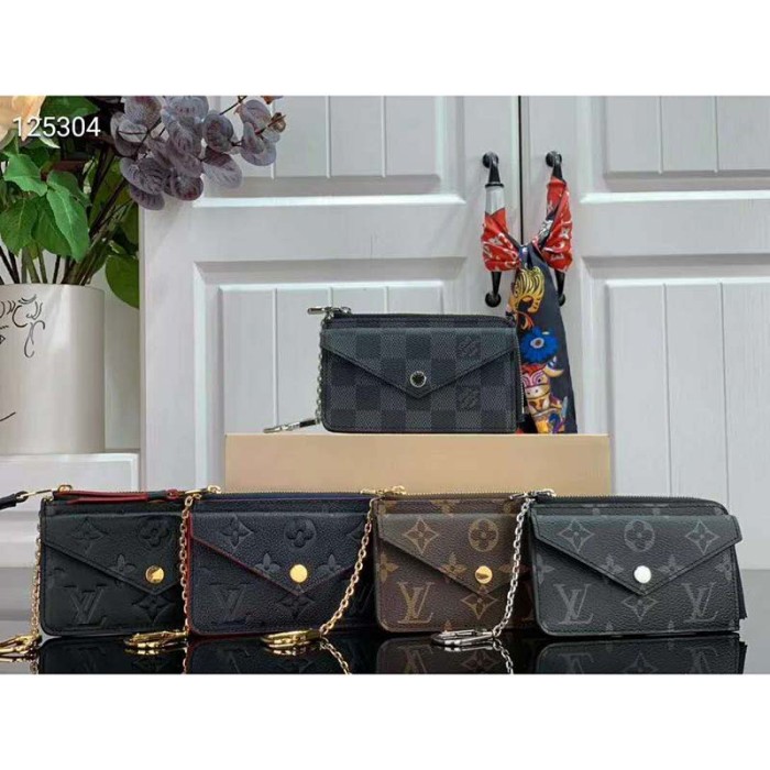 Louis Vuitton LV Unisex Card Holder Recto Verso Monogram Empreinte Leather