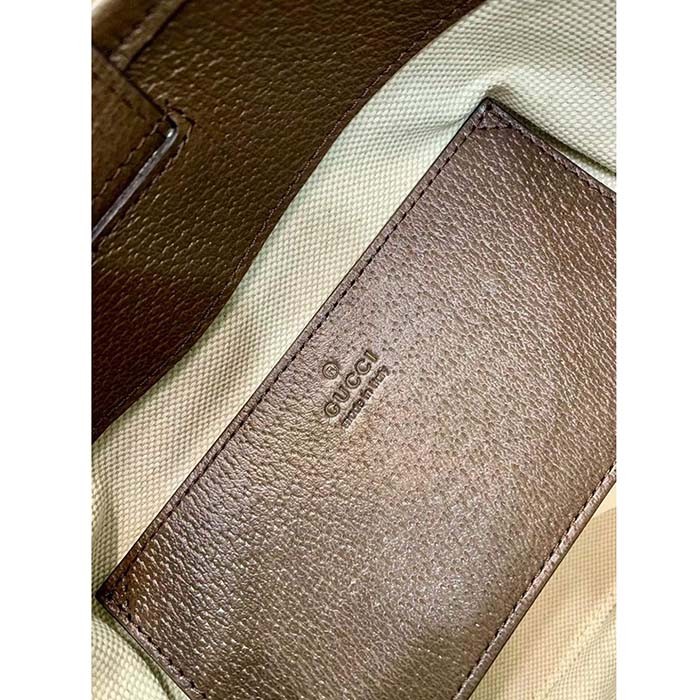 Gucci Unisex Ophidia GG Small Shoulder Bag Beige Supreme Canvas