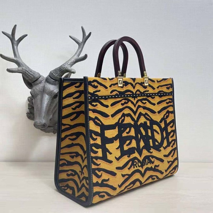 Fendi Women Sunshine Medium Shopper Bag from the Spring Festival Capsule Collection