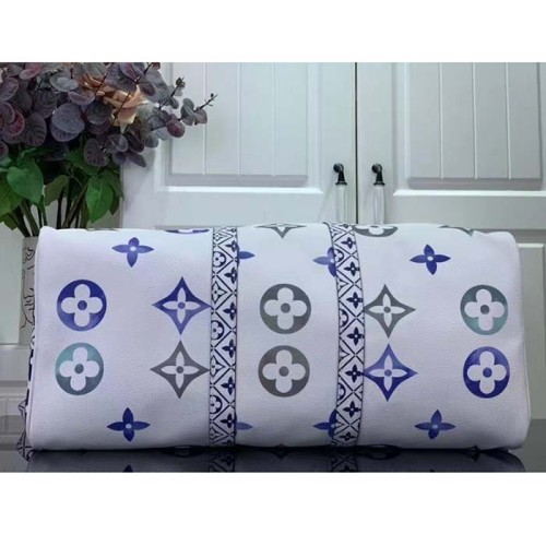 Louis Vuitton LV Unisex Keepall Bandoulière 45 Monogram Coated Canvas Textile Lining