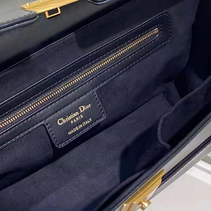 Dior Women Parisienne Bag Black Smooth Calfskin