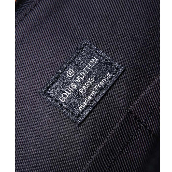 Louis Vuitton LV Unisex Takeoff Briefcase Black Grained Calf Leather Cowhide Textile Lining