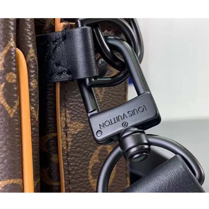 Louis Vuitton LV Unisex Trio Messenger Radiant Sun Monogram Macassar Coated Canvas