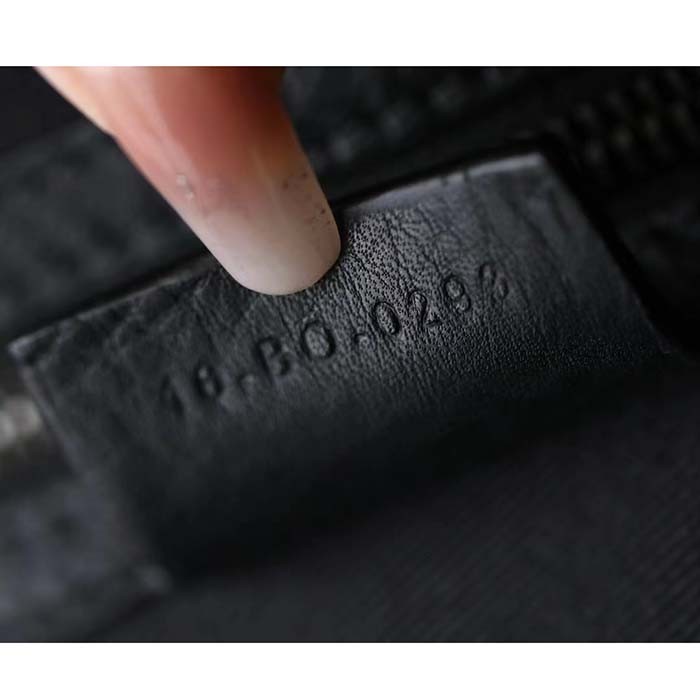 Dior Unisex CD Weekend 40 Bag Black Maxi Dior Oblique Jacquard