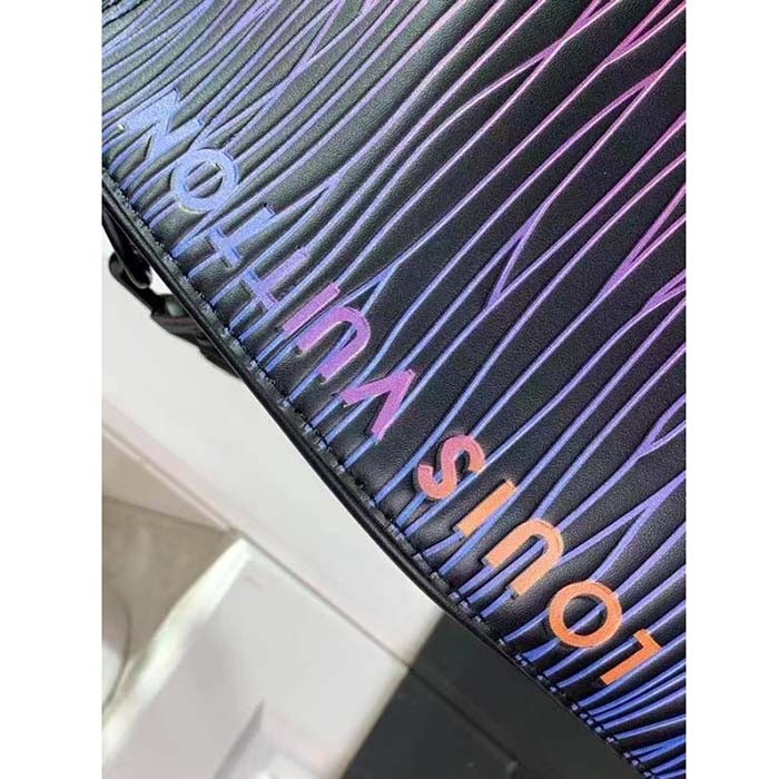 Louis Vuitton LV Unisex Keepall Bandoulière 50 Gradient Electric Sun Epi XL Calfskin Leather