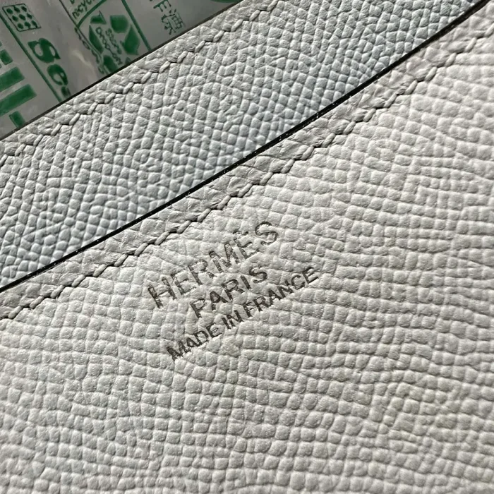 Hermes Women Constance 24 Bag Epsom Leather-Light Blue/Silver
