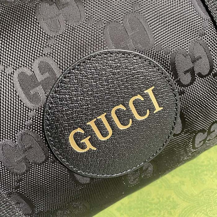 Gucci Unisex GG Off The Grid Duffle Bag Black GG Nylon