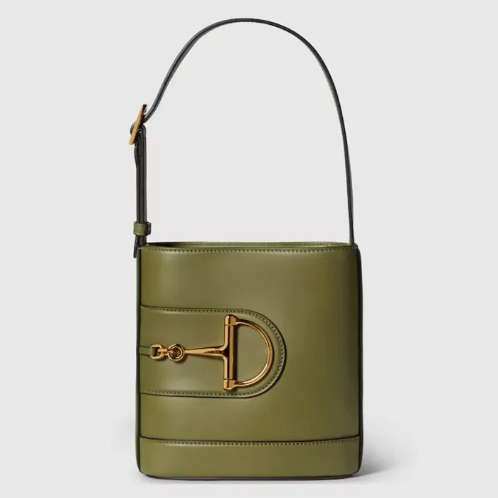 Gucci Women 73 Mini Bucket Bag-Green 833665AAEC23706
