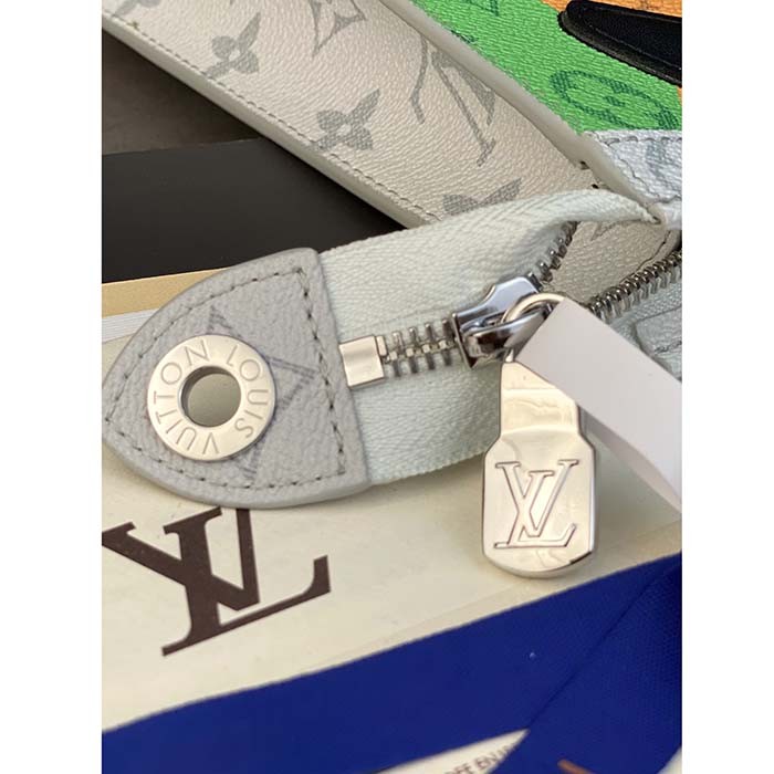 Louis Vuitton LV Unisex Pochette Voyage Multicolor Monogram Coated Canvas Cowhide Leather