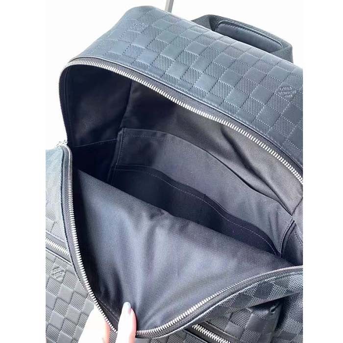 Louis Vuitton LV Unisex Discovery Backpack PM Black Graphite Damier Infini Cowhide Leather