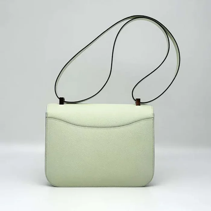 Hermes Women Constance 24 Bag Epsom Leather-Lime/Silver