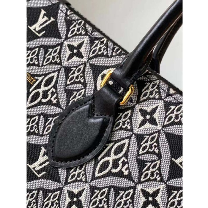 Louis Vuitton LV Unisex Since 1854 OnTheGo GM Tote Gray Cowhide Leather