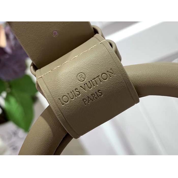 Louis Vuitton LV Unisex Keepall Bandoulière 45 Bag Tourterelle Monogram Empreinte Giant Cowhide Leather