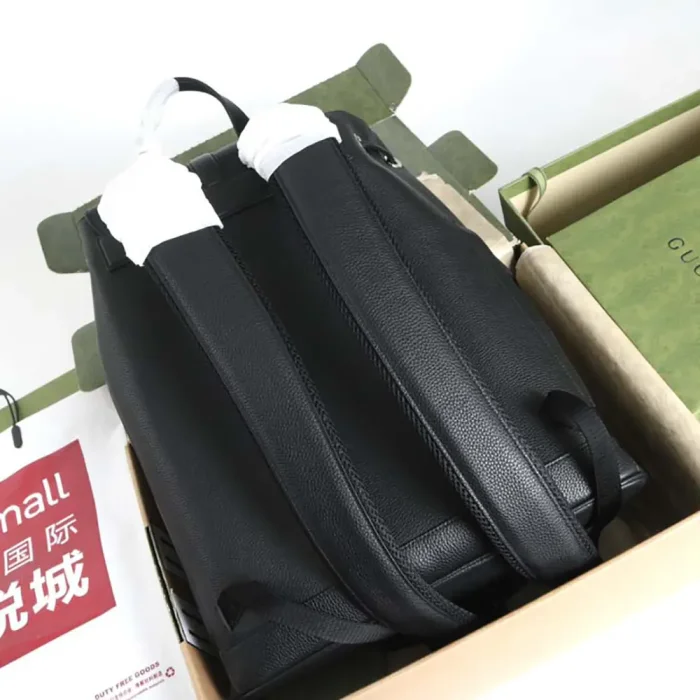 Gucci Unisex Medium Backpack with Web Black 816750AAEF71042