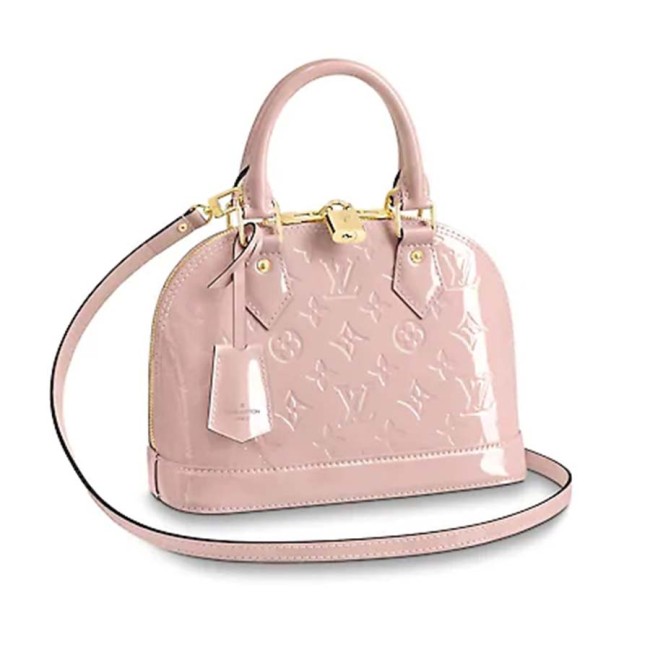 Louis Vuitton LV Women Alma BB Handbag in Patent Leather