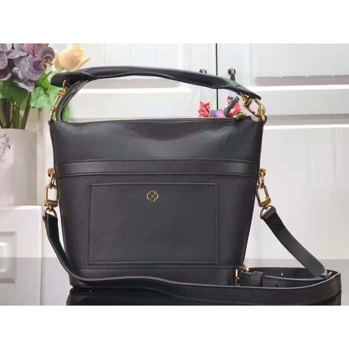 Louis Vuitton LV Unisex Cruiser PM Black Calfskin Leather Cowhide