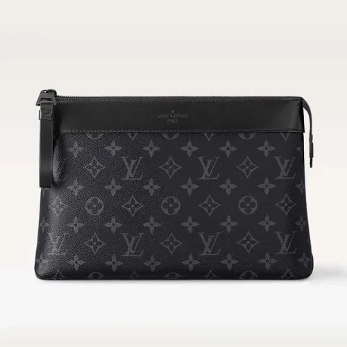 Louis Vuitton LV Unisex Pochette Voyage Monogram Eclipse M82543