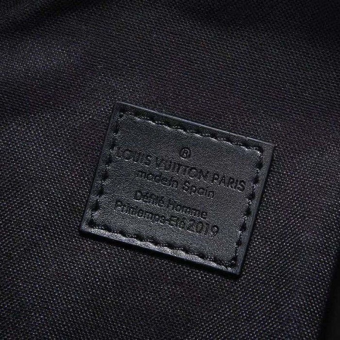 Louis Vuitton LV Unisex Soft Trunk Bag in Monogram Eclipse Coated Canvas-Grey