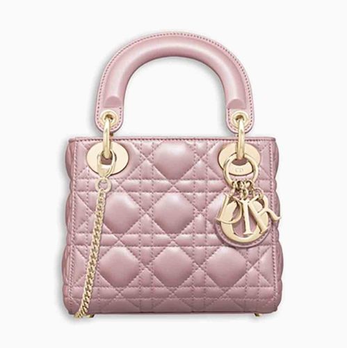 Dior Timeless Mini Lady Dior Bag in Lambskin