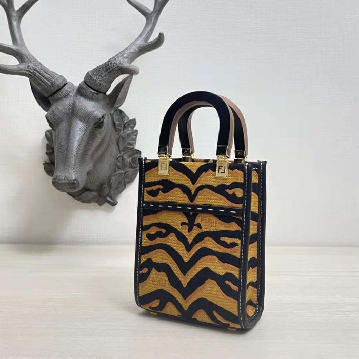 Fendi Women Mini Sunshine Shopper Mini-Bag From the Spring Festival Capsule Collection