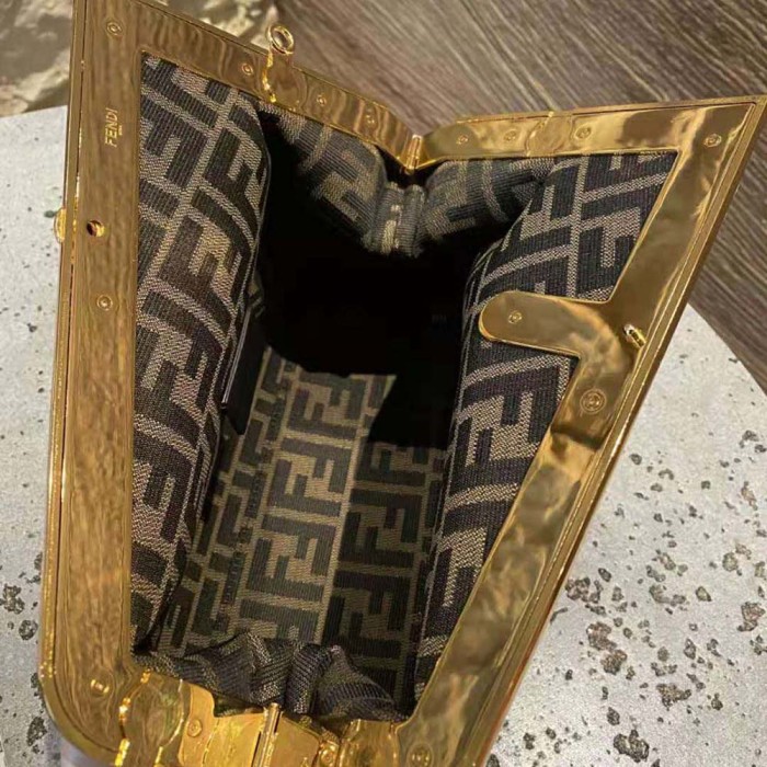 Fendi Women First Medium Nappa Leather Bag-Pink