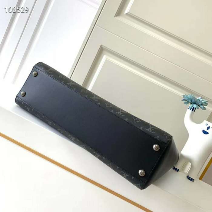 Louis Vuitton LV Unisex Grand Sac Monogram Eclipse Coated Canvas