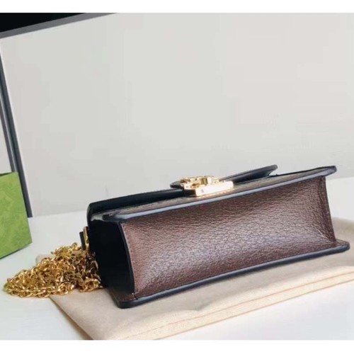 Gucci Women Dionysus GG Mini Shoulder Bag Beige Ebony Supreme Canvas