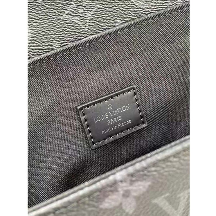 Louis Vuitton LV Unisex Steamer Backpack Black Monogram Eclipse Canvas