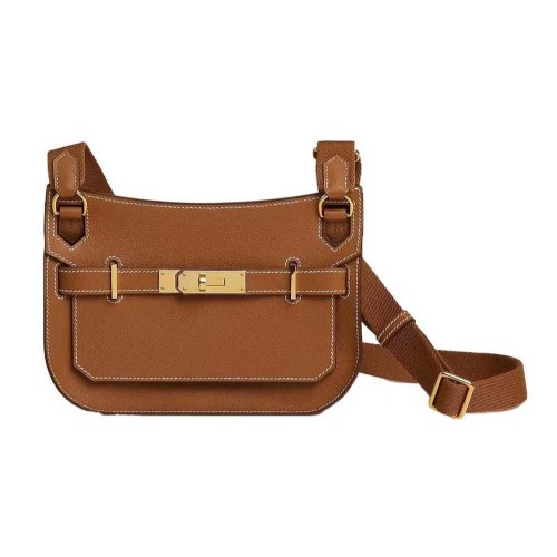 Hermes Women Jyspiere in Evercolor Leather-Brown