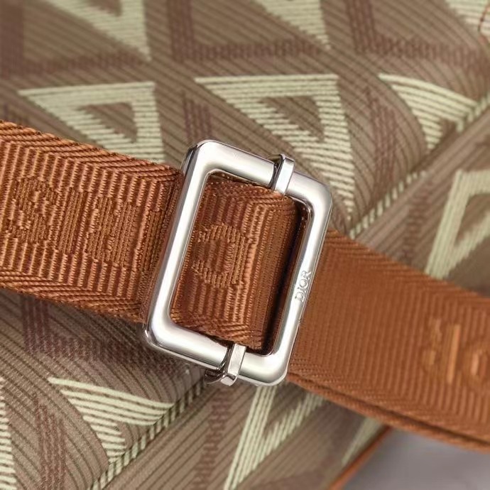 Dior Unisex CD Messenger Pouch Natural CD Diamond Canvas