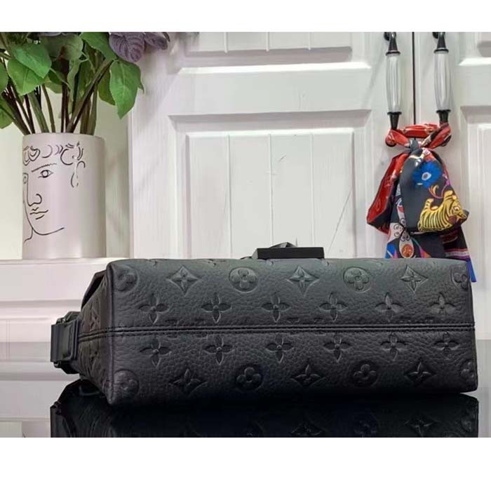 Louis Vuitton LV Unisex S-Cape Messenger Taurillon Monogram Embossed Cowhide Leather